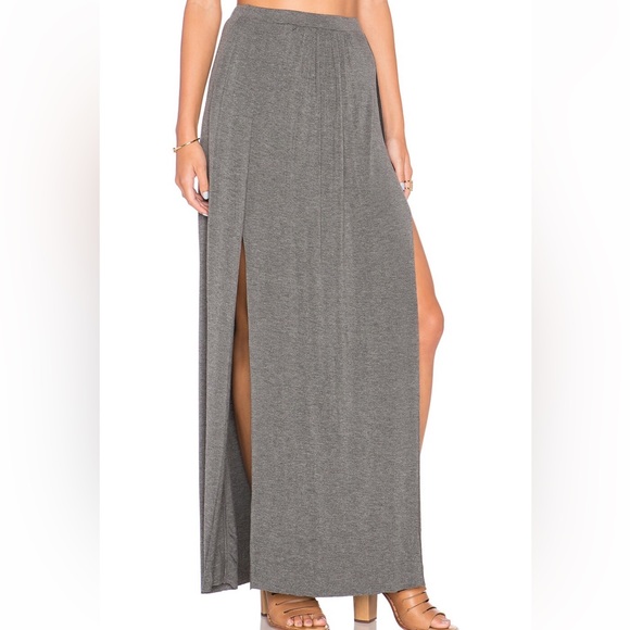 Bella Luxx Paneled Maxi Skirt - Picture 3 of 7